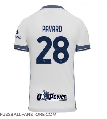 Inter Milan Benjamin Pavard #28 Replik Auswärtstrikot 2024-25 Kurzarm